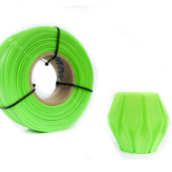 Verde SIN CARRETEL PLA HELLBOT Filamento 3D 1,75mm x 1KG ECOFILA 3677