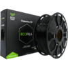 NEGRO CON CARRETEL PETG HELLBOT Filamento 3D 1,75mm x 1KG ECOFILA 3630