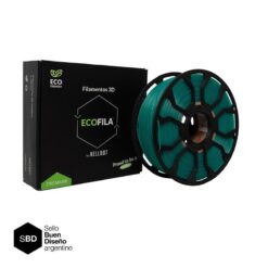 Esmeralda Translucido CON CARRETEL Filamento Hellbot ECOFILA 1Kg PLA 1,75mm Verde cod 1872