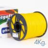 AMARILLO 4kg PLA MEGAFILL Grilon -No Rebobinable-