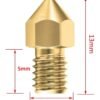 31091-Pico de Bronce MK8 0.2mm Filamento 1.75 - nozzle hotend