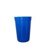 Azul Vaso Milkshake de plastico polimero con sorbete 300 ml - AT