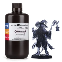 NEGRO AHUMADO ABS V3.0 RESINA ELEGOO 500Grs 50.103.0189