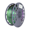 SILK Tri VERDE PURPURA AZUL Green Purple Blue GST SIN CAJA PLA Filamento 3D 1.75 1KG Tricolor