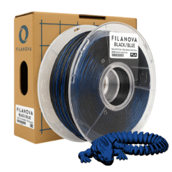 Black Red/Negro Rojo Filamento PLA Dual Color High Speed Filanova x 1Kg
