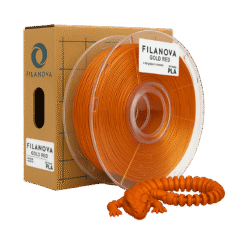 Gold Red/Oro Rojo Filamento PLA Dual Color High Speed Filanova x 1Kg