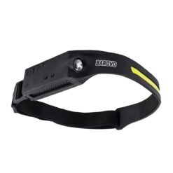 Linterna recargable de cabeza con sensor