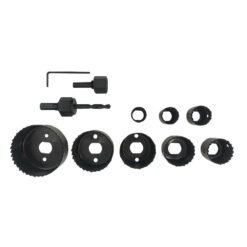 Juego brocas Mechas Sierras Copas X 11 P Madera Yeso con Estuche Barovo