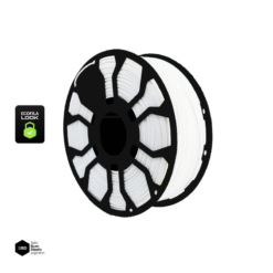 BLANCO INTENSO CON CARRETEL PLA HELLBOT Filamento 3D 1,75mm x 1KG ECOFILA 4630