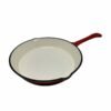 Sartén de hierro esmaltado rojo degradado 25 cm CCN059