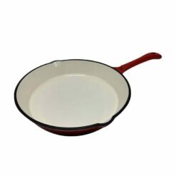 Sartén de hierro esmaltado rojo degradado 25 cm CCN059