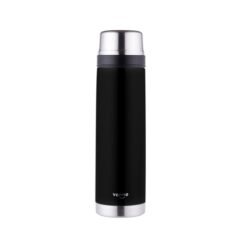 Termo Vonne negro 1000 ml acero inoxidable