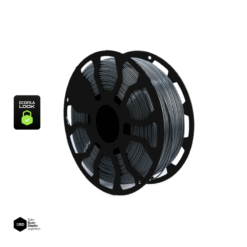 GRIS GRAFITO CON CARRETEL PLA HELLBOT Filamento 3D 1,75mm x 1KG ECOFILA 3622