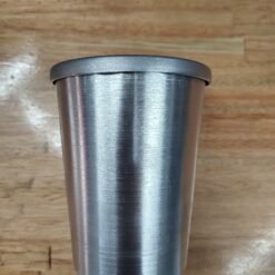 MOD1 500ML LABIO RECTO VASO UN POCO DE RUIDO CON STL (SOLO VASO DE ALUMINIO SIN PIEZAS IMPRESAS) ALUMINIO 9cm(dia superior) - 7cm (dia inferior) - 11.6 (altura)