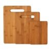 Set de 3 tablas de bambú VONNE CCN094 Chica: 20cm × 15cm. Mediana: 28cm × 21cm. Grande: 33 cm × 24 cm
