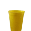 amarillo Vaso Milkshake de plastico polimero con sorbete 300 ml - AT