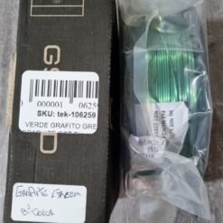 BICOLOR VERDE GRAFITO GRAPHITE GREEN GST CON CAJA PLA SILK Filamento 3D 1.75 1KG