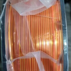 BICOLOR ORO NARANJA FLUO GOLD ORANGE FLUO GST CON CAJA PLA SILK Filamento 3D 1.75 1KG