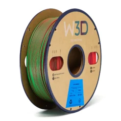 MATTE TRICOLOR ROJO-AZUL-VERDE (Red-Blue-Green) PLA W3D FILAMENTO 3D 1.75MM 1KG
