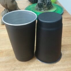 Negro mod2 1l VASO ALUMINIO LASERABLE FERNETERO LISO Cant1 (LAS MEDIDAS VARIAN)
