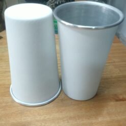 Blanco 1l mod2  VASO ALUMINIO LASERABLE FERNETERO LISO Cant1
