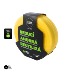 AMARILLO SIN CARRETEL PLA HELLBOT Filamento 3D 1,75mm x 1KG ECOFILA 3650