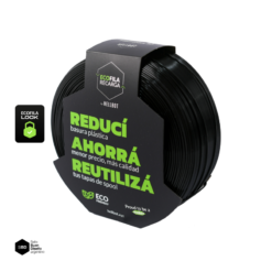 NEGRO SIN CARRETEL PLA HELLBOT Filamento 3D 1,75mm x 1KG ECOFILA 3610