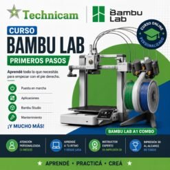 CAPACITACION DE IMPRESION 3D, Curso Bambu Lab – Primeros Pasos ONLINE