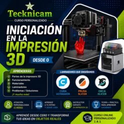 CAPACITACION DE IMPRESION 3D, Impresión 3D – Desde Cero ONLINE