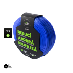 AZUL SIN CARRETEL PLA HELLBOT Filamento 3D 1,75mm x 1KG ECOFILA 3606