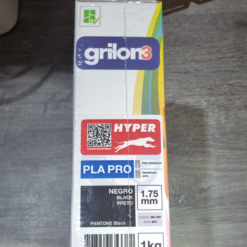 NEGRO PLA HYPER GRILON ALTA VELOCIDAD FILAMENTO 3D 1.75MM 1KG PLAG3PROHYPER