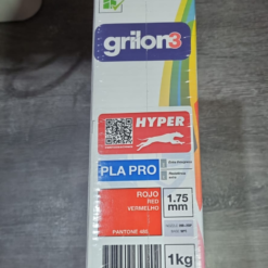 ROJO PLA HYPER GRILON ALTA VELOCIDAD FILAMENTO 3D 1.75MM 1KG PLAG3PROHYPER